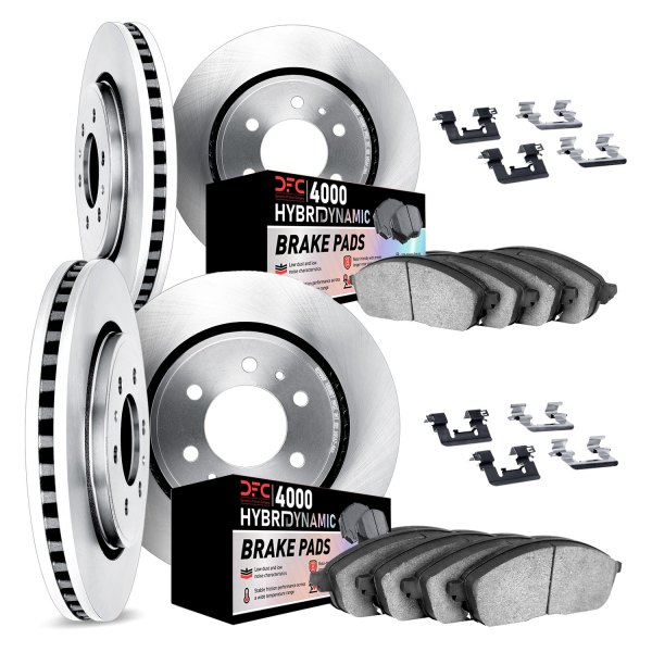 DFC® - Plain Front and Rear Brake Kit with 4000 HybriDynamic Brake Pads