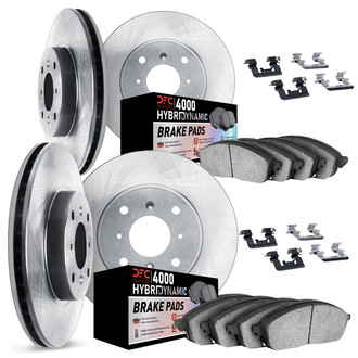 DFC® - Plain Front and Rear Brake Kit with 4000 HybriDynamic Brake Pads