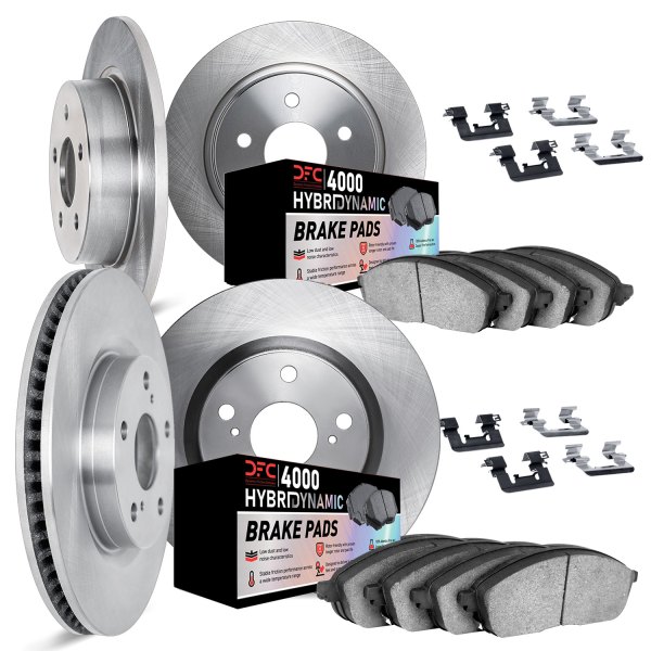 DFC® - Plain Front and Rear Brake Kit with 4000 HybriDynamic Brake Pads