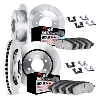 DFC® - Plain Front and Rear Brake Kit with 4000 HybriDynamic Brake Pads