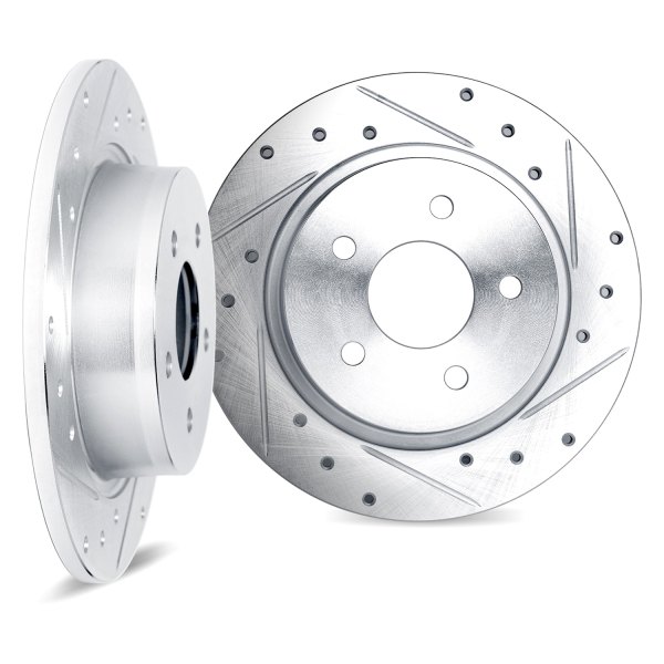 DFC® - Premium Drilled and Slotted Rear Brake Rotor Set