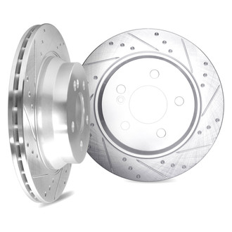 DFC® - Premium Drilled and Slotted Rear Brake Rotor Set