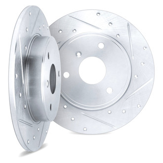 DFC® - Premium Drilled and Slotted Front Brake Rotor Set