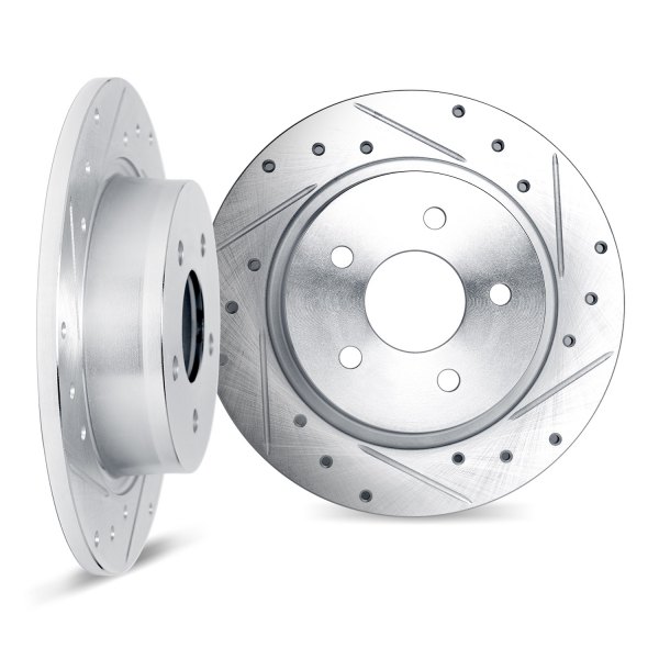 DFC® - Premium Drilled and Slotted Rear Brake Rotor Set