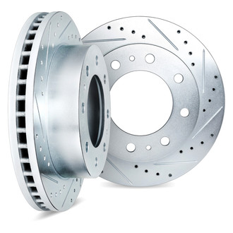 DFC® - Premium Drilled and Slotted Rear Brake Rotor Set