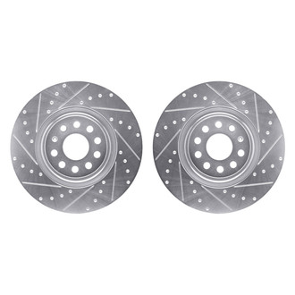 DFC® - Premium Drilled and Slotted Brake Rotor Set