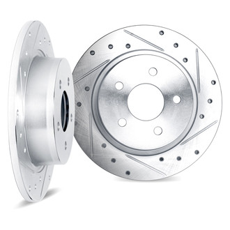 DFC® - Premium Drilled and Slotted Front Brake Rotor Set