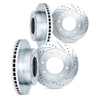 DFC® - Premium Drilled and Slotted Brake Rotor Set