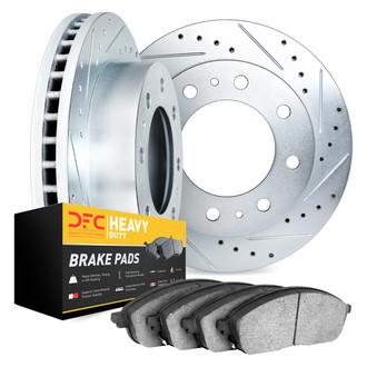 DFC® - Drilled and Slotted Brake Kit with Heavy Duty Brake Pads