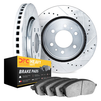DFC® - Drilled and Slotted Brake Kit with Heavy Duty Brake Pads