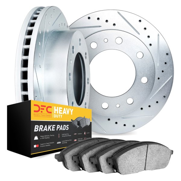 DFC® - Drilled and Slotted Rear Brake Kit with Heavy Duty Brake Pads