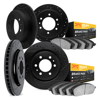 DFC® - Drilled and Slotted Brake Kit with Heavy Duty Brake Pads