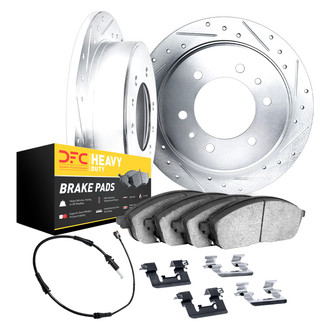 DFC® - Drilled and Slotted Rear Brake Kit with Heavy Duty Brake Pads