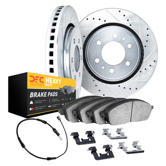 DFC® - Drilled and Slotted Rear Brake Kit with Heavy Duty Brake Pads