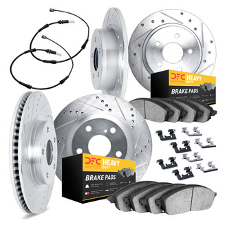 DFC® - Drilled and Slotted Brake Kit with Heavy Duty Brake Pads