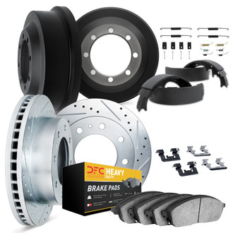 DFC® - Drilled and Slotted Brake Kit with Heavy Duty Brake Pads