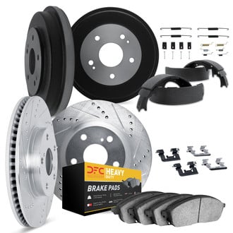 DFC® - Drilled and Slotted Brake Kit with Heavy Duty Brake Pads