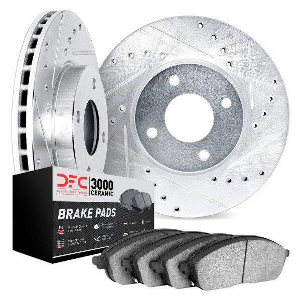 DFC® - PRO-KIT 3000 Drilled and Slotted Front Brake Kit