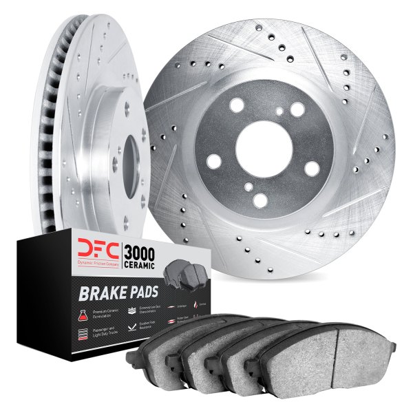 DFC® - PRO-KIT 3000 Drilled and Slotted Front Brake Kit