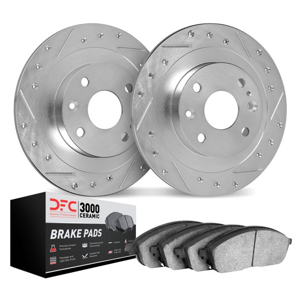 DFC® - PRO-KIT 3000 Drilled and Slotted Rear Brake Kit