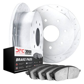 DFC® - PRO-KIT 3000 Drilled and Slotted Rear Brake Kit