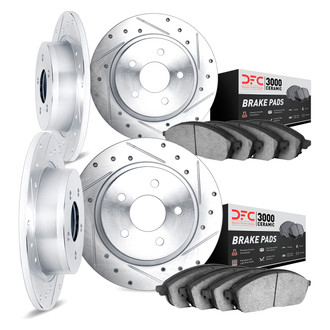 DFC® - PRO-KIT 3000 Drilled and Slotted Front and Rear Brake Kit