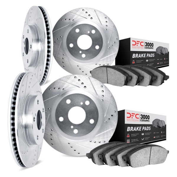 DFC® - PRO-KIT 3000 Drilled and Slotted Front and Rear Brake Kit