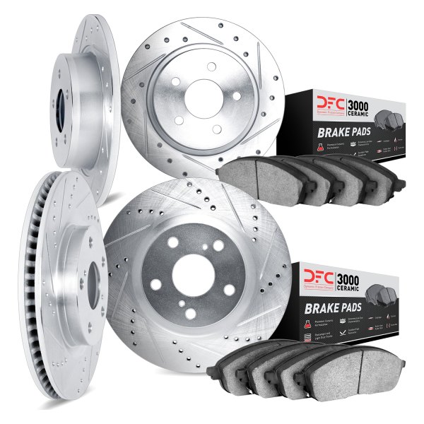 DFC® - PRO-KIT 3000 Drilled and Slotted Front and Rear Brake Kit