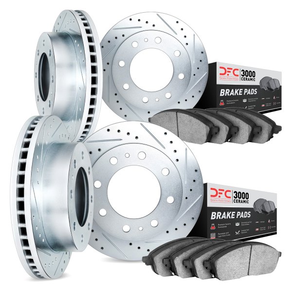 DFC® - PRO-KIT 3000 Drilled and Slotted Front and Rear Brake Kit