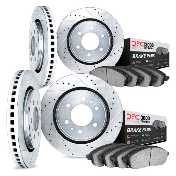 DFC® - PRO-KIT 3000 Drilled and Slotted Front and Rear Brake Kit