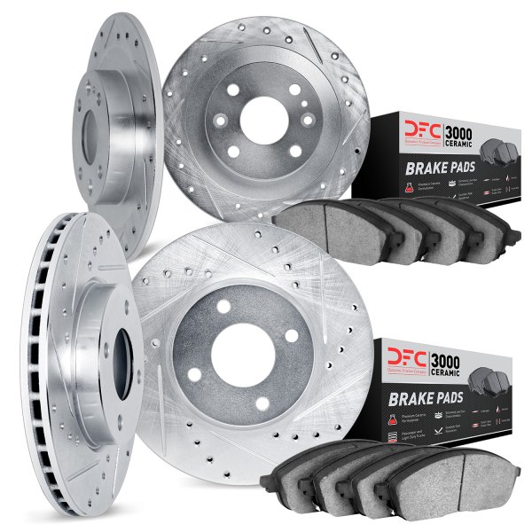DFC® - PRO-KIT 3000 Drilled and Slotted Front and Rear Brake Kit