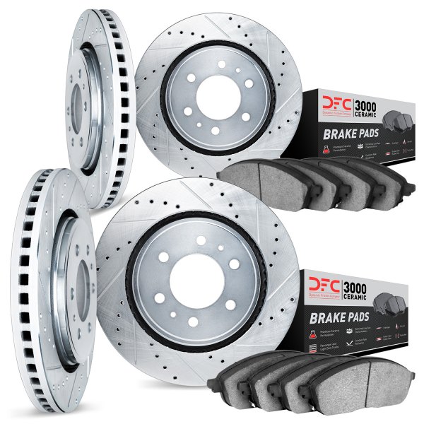 DFC® - PRO-KIT 3000 Drilled and Slotted Front and Rear Brake Kit