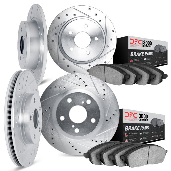 DFC® - PRO-KIT 3000 Drilled and Slotted Front and Rear Brake Kit