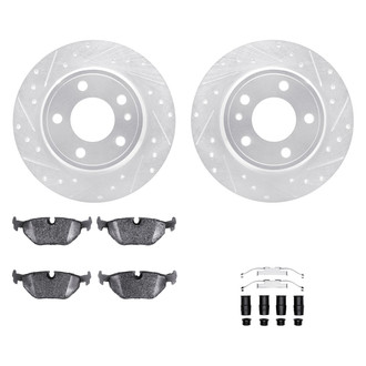 DFC® - PRO-KIT 3000+ Drilled and Slotted Rear Brake Kit
