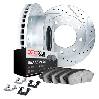 DFC® - PRO-KIT 3000+ Drilled and Slotted Front Brake Kit