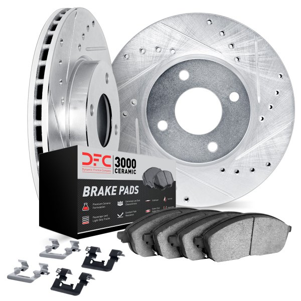 DFC® - PRO-KIT 3000+ Drilled and Slotted Front Brake Kit