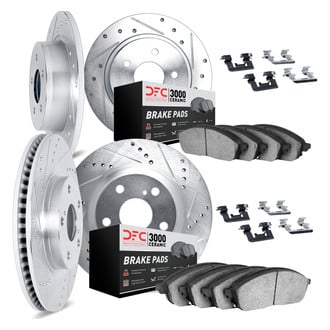 DFC® - PRO-KIT 3000+ Drilled and Slotted Front and Rear Brake Kit