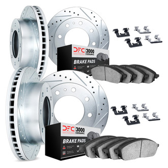 DFC® - PRO-KIT 3000+ Drilled and Slotted Front and Rear Brake Kit