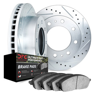 DFC® - Drilled and Slotted Front Brake Kit with Ultimate Duty Performance Brake Pads