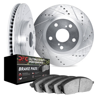 DFC® - Drilled and Slotted Brake Kit with Ultimate Duty Performance Brake Pads