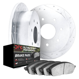 DFC® - Drilled and Slotted Rear Brake Kit with Ultimate Duty Performance Brake Pads