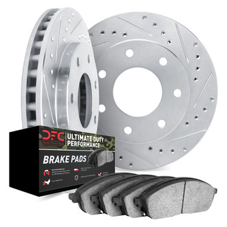 DFC® - Drilled and Slotted Front Brake Kit with Ultimate Duty Performance Brake Pads