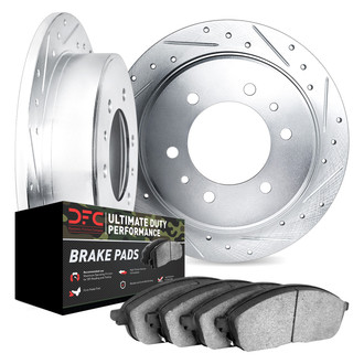 DFC® - Drilled and Slotted Front Brake Kit with Ultimate Duty Performance Brake Pads
