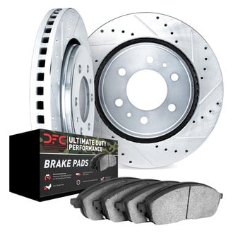 DFC® - Drilled and Slotted Rear Brake Kit with Ultimate Duty Performance Brake Pads