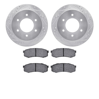DFC® - Drilled and Slotted Rear Brake Kit with Ultimate Duty Performance Brake Pads