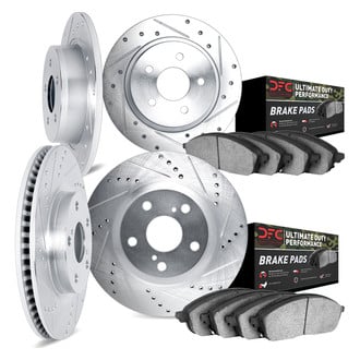 DFC® - Drilled and Slotted Brake Kit with Ultimate Duty Performance Brake Pads