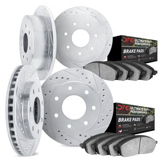 DFC® - Drilled and Slotted Brake Kit with Ultimate Duty Performance Brake Pads