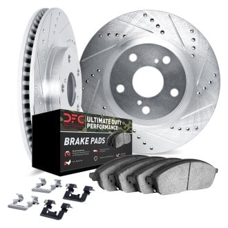 DFC® - Drilled and Slotted Rear Brake Kit with Ultimate Duty Performance Brake Pads