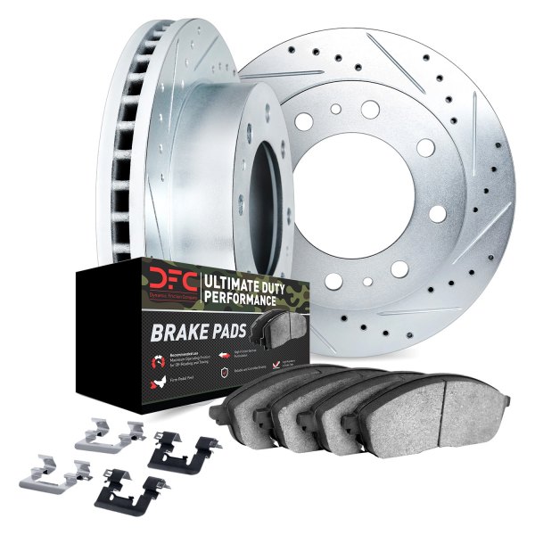 DFC® - Drilled and Slotted Front Brake Kit with Ultimate Duty Performance Brake Pads