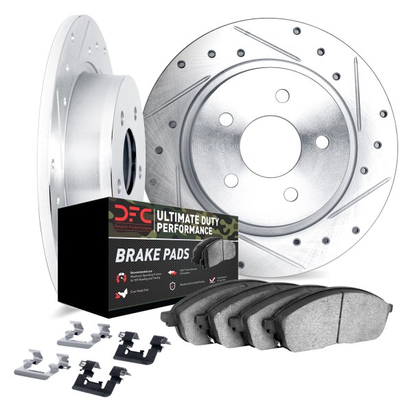 DFC® - Drilled and Slotted Rear Brake Kit with Ultimate Duty Performance Brake Pads